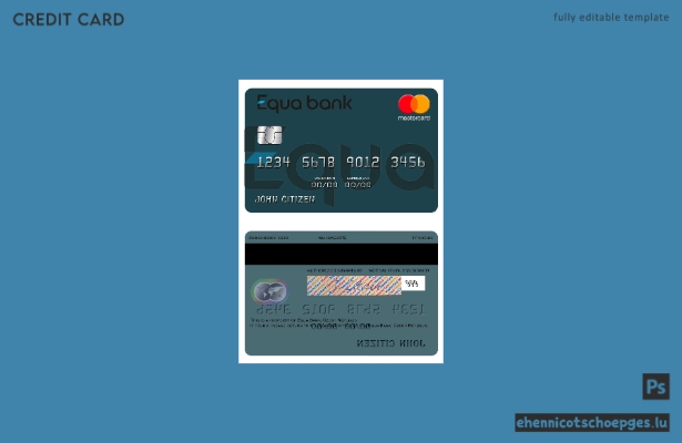 Czech Equa Bank Mastercard Beispielvorschau